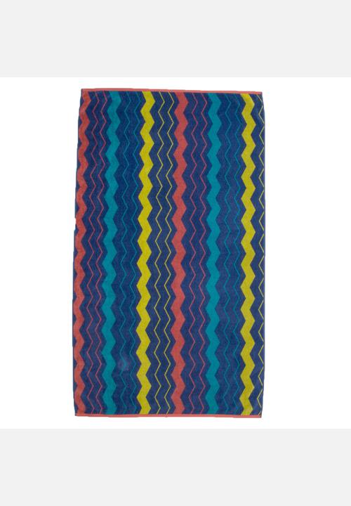 Soft-As-Silk Towels - Milano Stripe 90x160cm – Assorted Navy