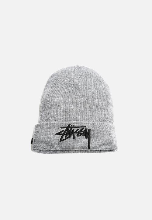 stussy grey beanie