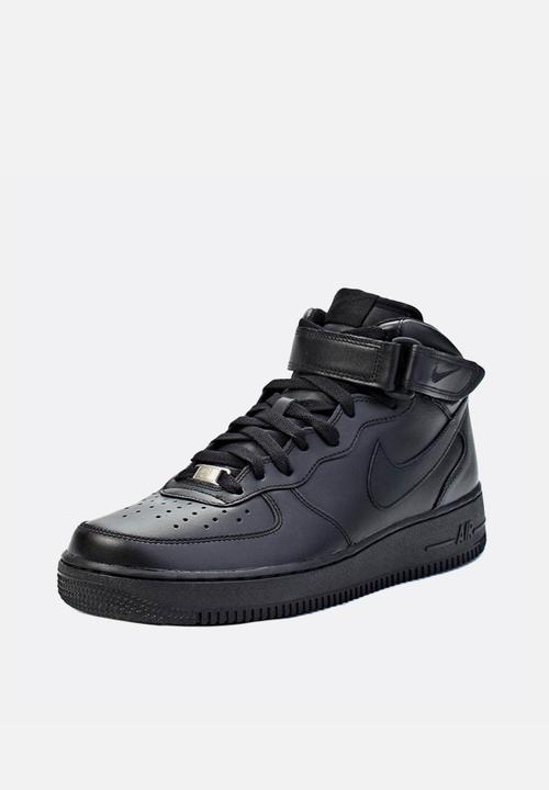 Nike - Air Force 1 Mid '07- Black / Black