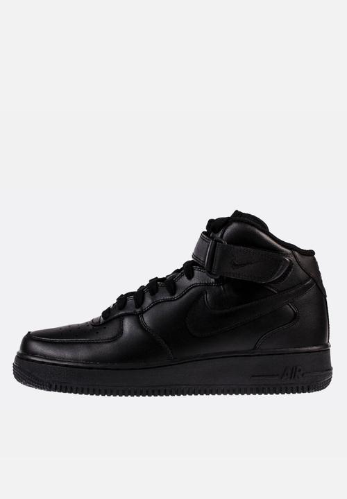 Nike - Air Force 1 Mid '07- Black / Black