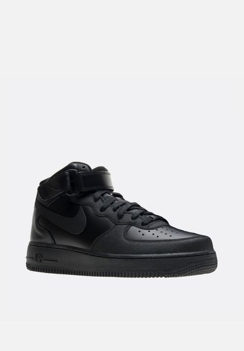 Nike - Air Force 1 Mid '07- Black / Black