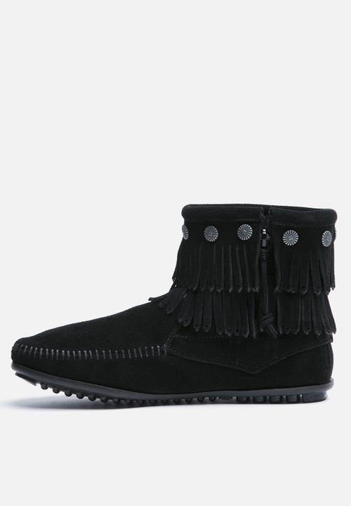 Minnetonka - Double Fringe Side Zip