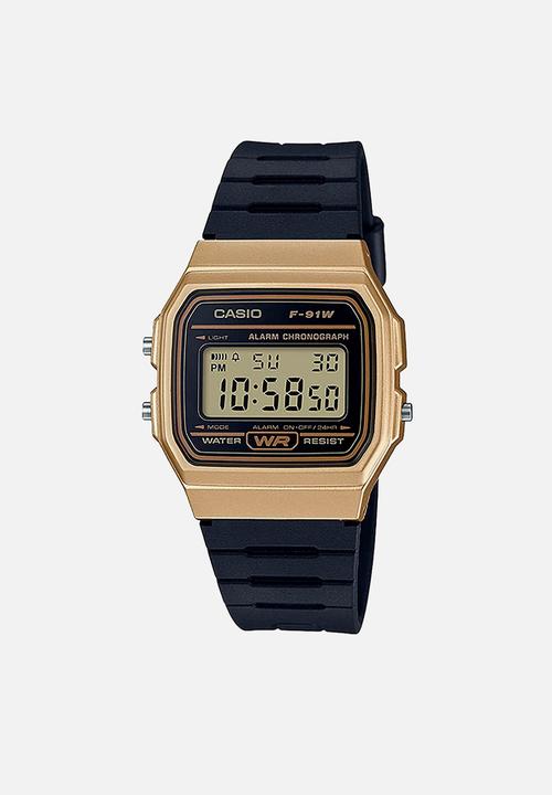 Digital sports watch - gold