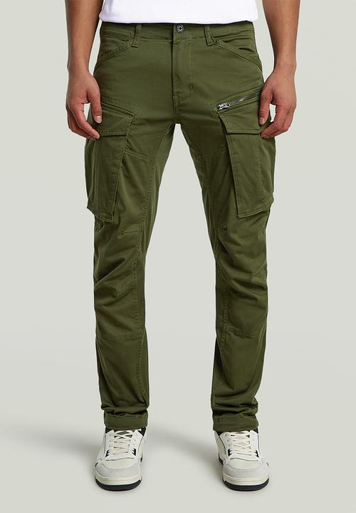 Rovic zip 3d regular tapered - dk bronze green