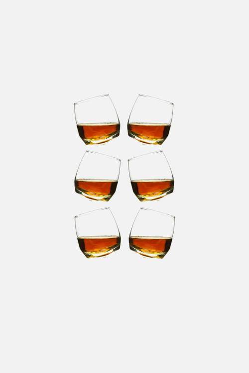 Rocking Whiskey Glasses – Set of 6