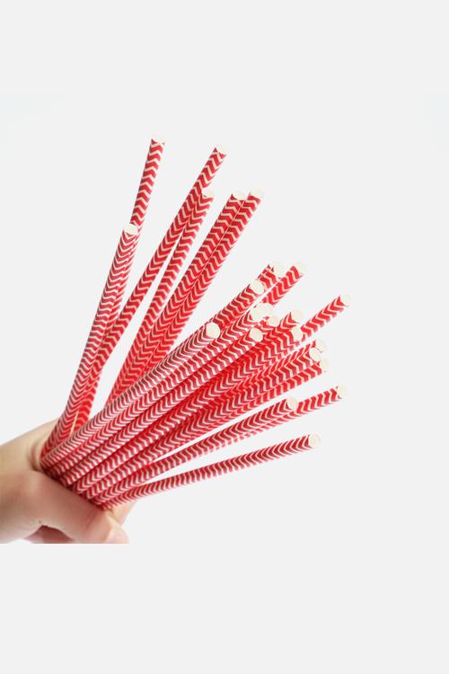 Pop Art Party – Red Paper Straws