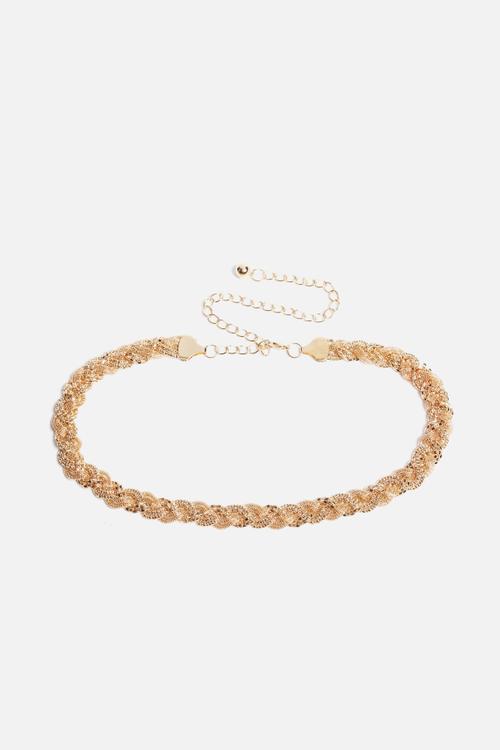 Mixed Plait Mesh Chain Belt 