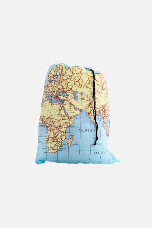 Travel Laundry Bag - Maps