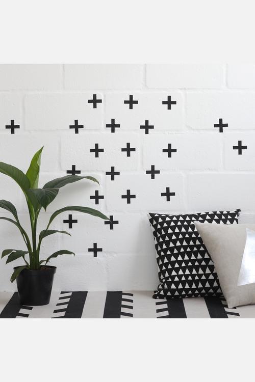 Swiss cross wall decal