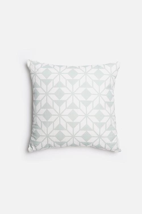 Geometric Printed Cushion