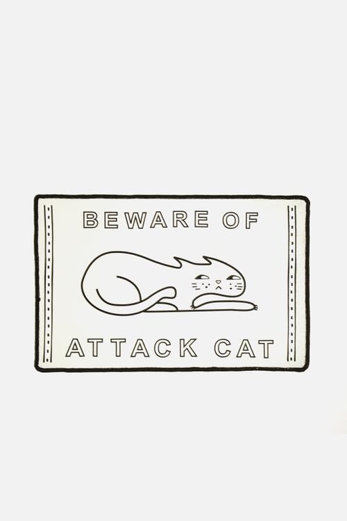 Attack Cat Printed Mat