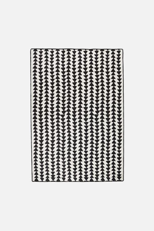 Triangle Towers Printed Rug