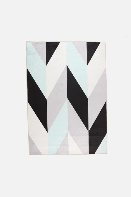Chevron Printed Rug 