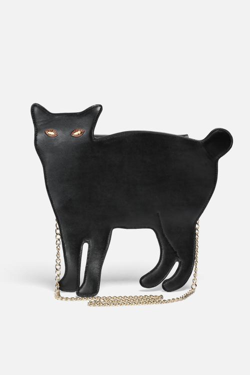 Feline Bag w Chain Strap 