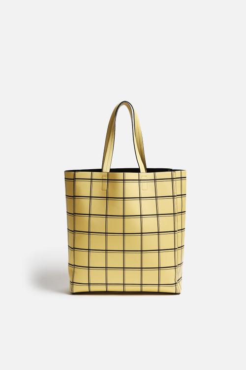 Pastel Grid Shopper