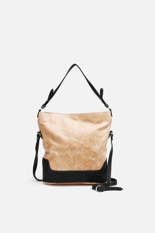 Karien Leather Bucket Bag