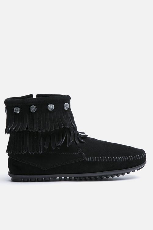 Double Fringe Side Zip