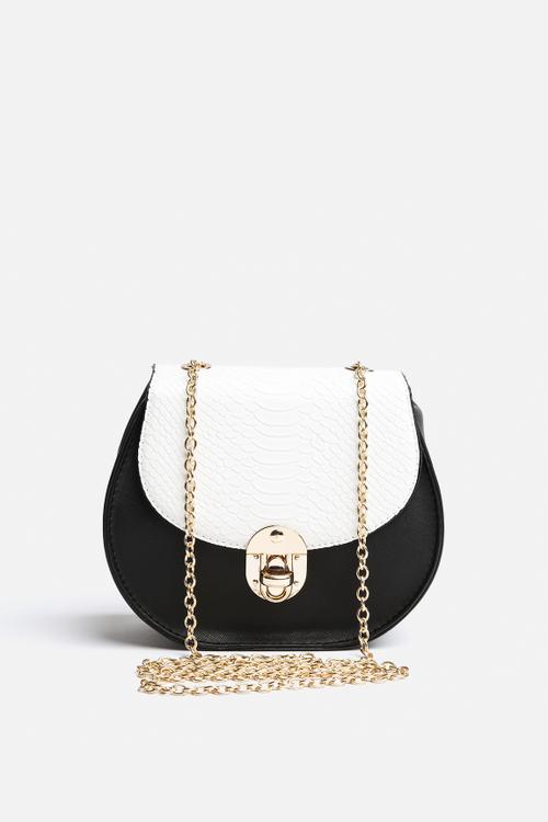 Riley Round Chain Cross Body Bag