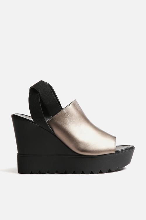 Edith Leather Wedge