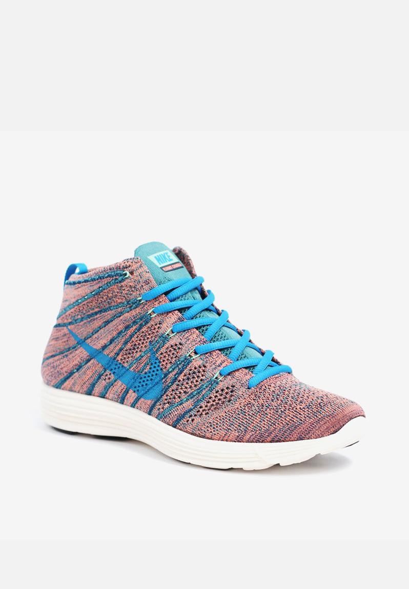 nike flyknit chukka blue