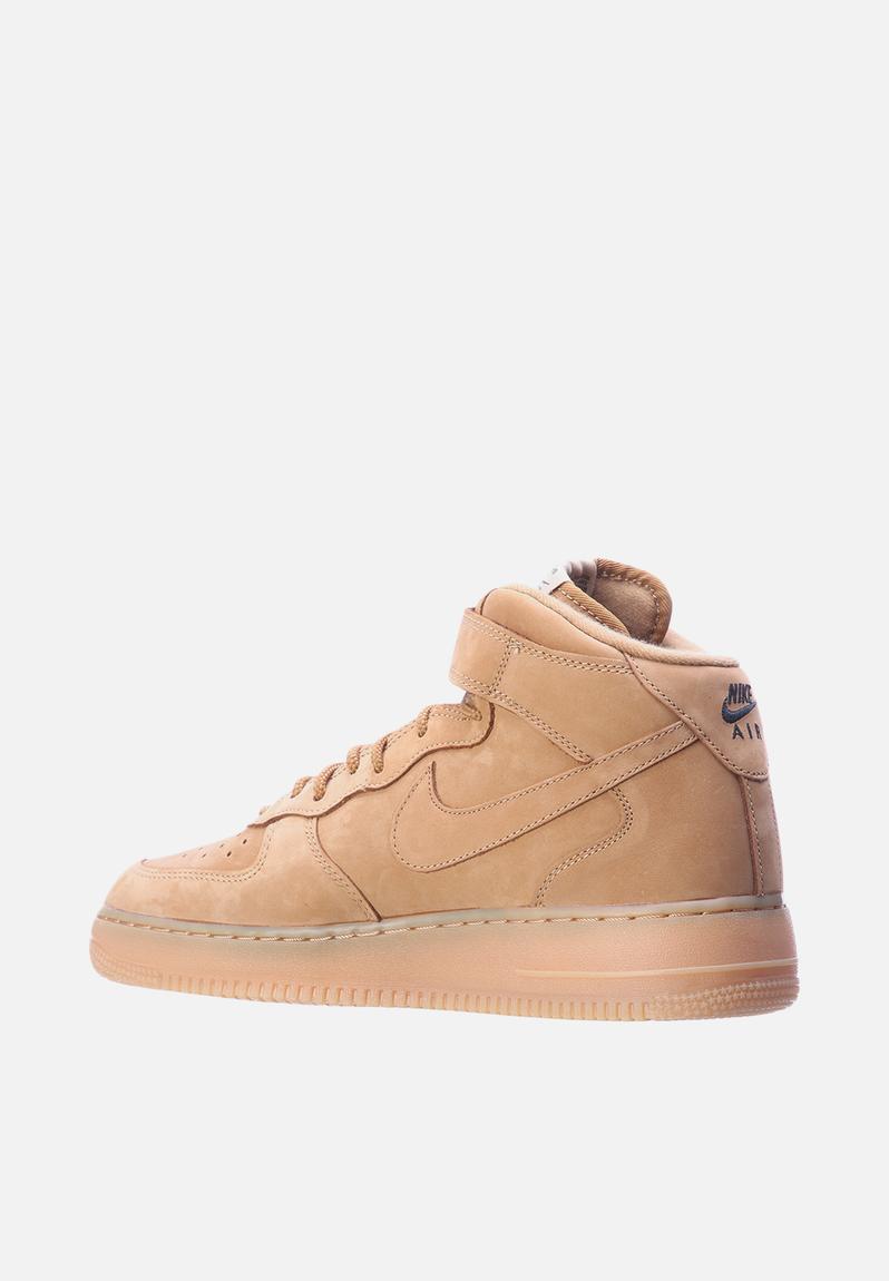 Air Force 1 Mid 07 Premium QS – Flax & Outdoor Green Nike Sneakers