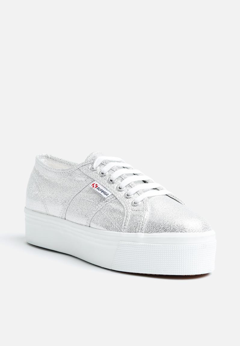 2790 Glitter Wedge - Silver SUPERGA Sneakers | Superbalist.com