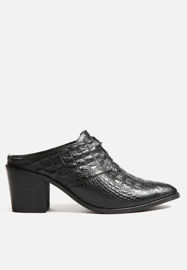 Umiko leather mule - black Pieces Heels | Superbalist.com