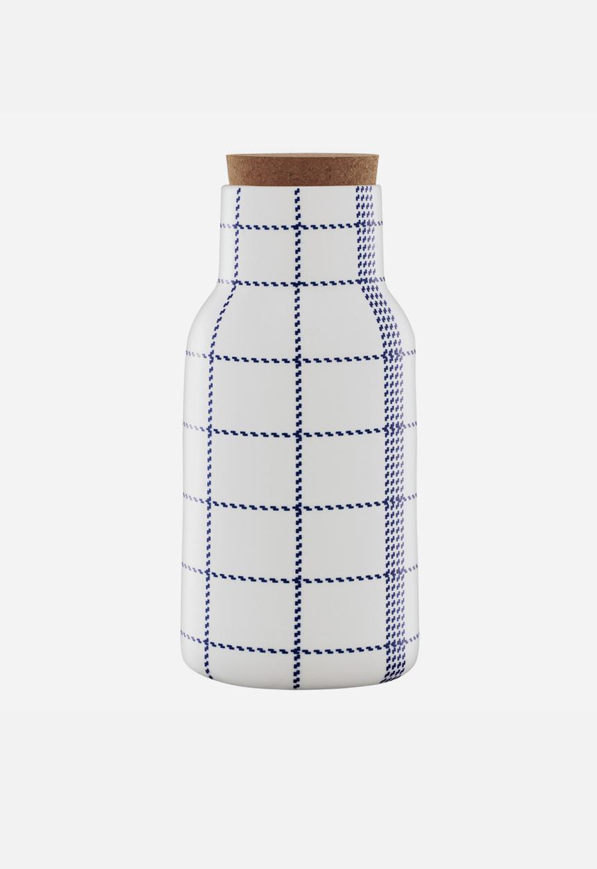 Normann Copenhagen - Mormor Decanter with Cork Lid – Blue & White