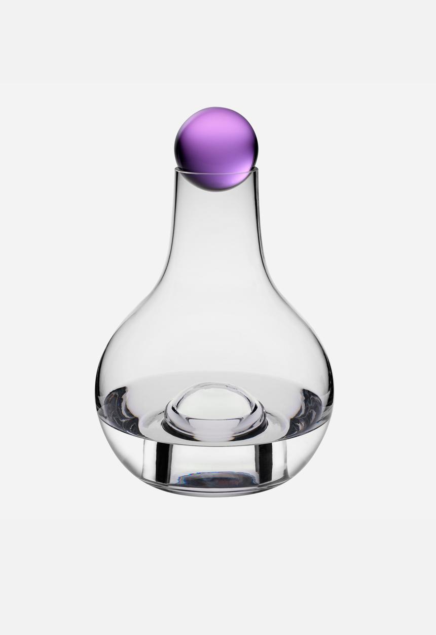 Design House Stockholm - Barbara Carafe – Amethyst Glass Stopper