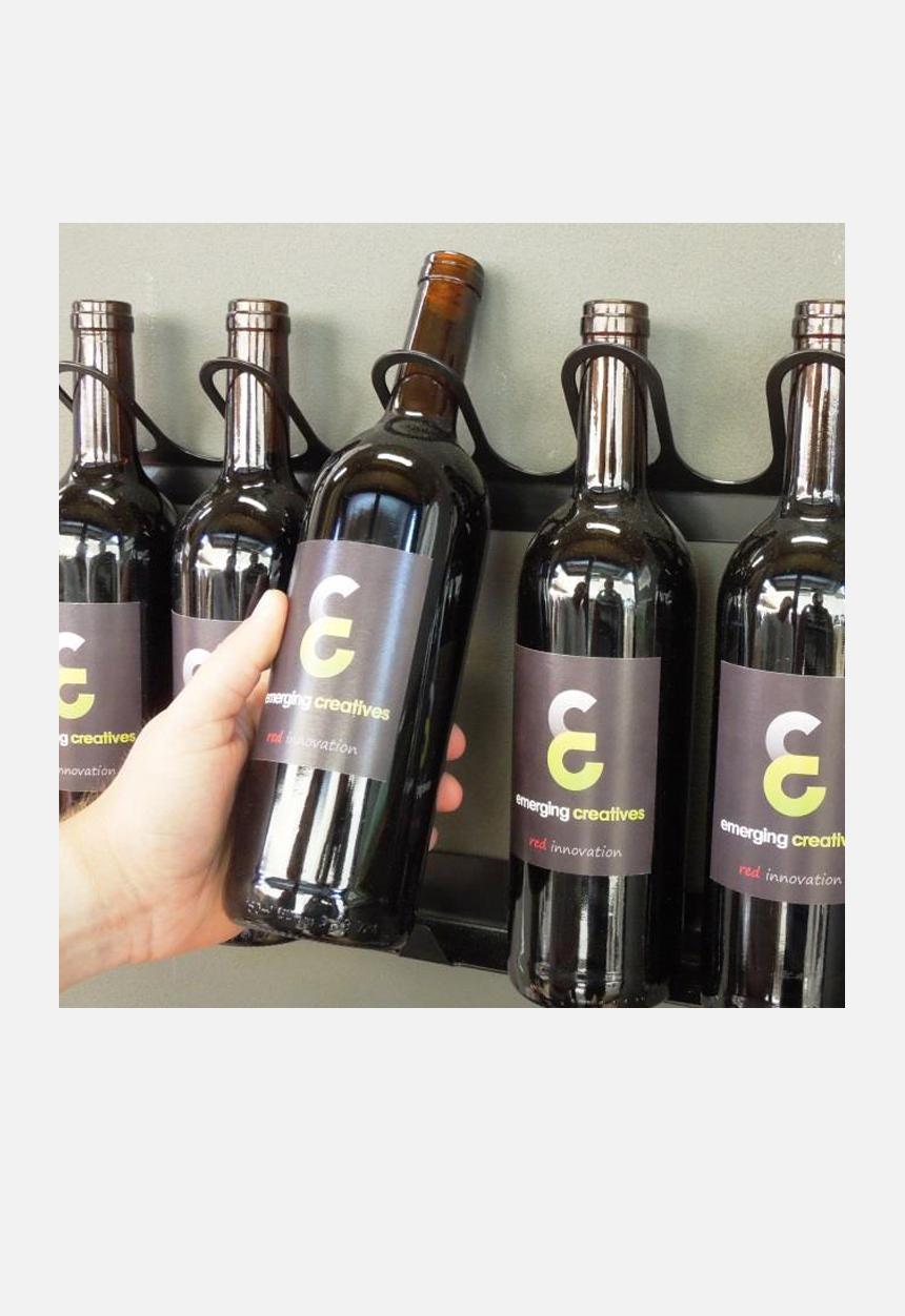 Emerging Creatives - Two Piece Wine Rack – Black