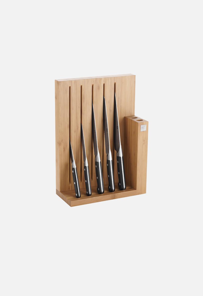 Zwilling - Pro Bamboo 6-Piece Knife Block