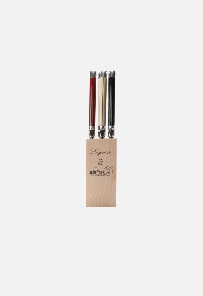André Verdier - Colonial Tabletop Knife Block Set of 6