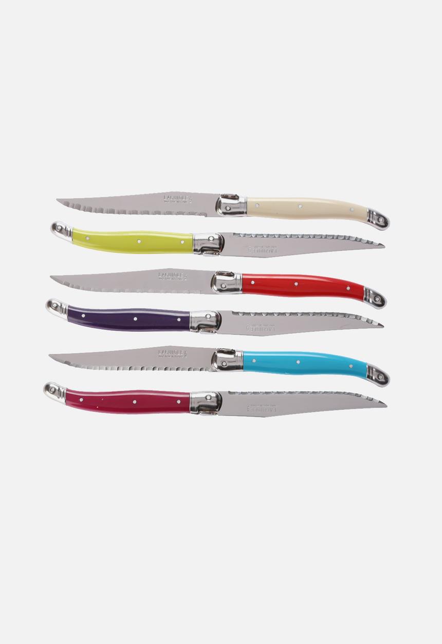 André Verdier - Fan Tabletop Knife Block Set of 6