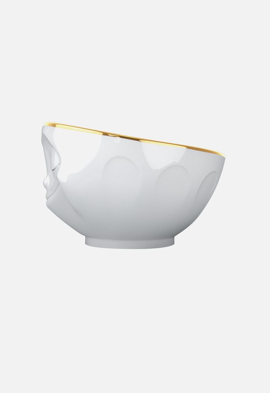 Tassen - Golden Rimmed Happy Bowl