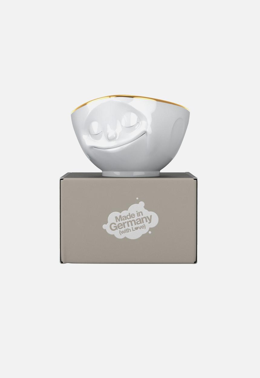 Tassen - Golden Rimmed Happy Bowl