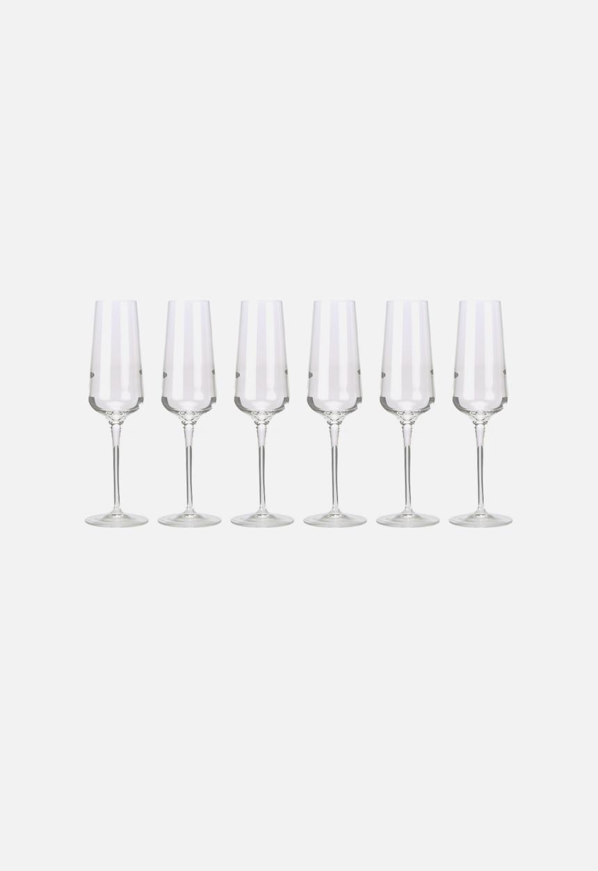 Bormioli - Intenso Champagne Flute Set of 6