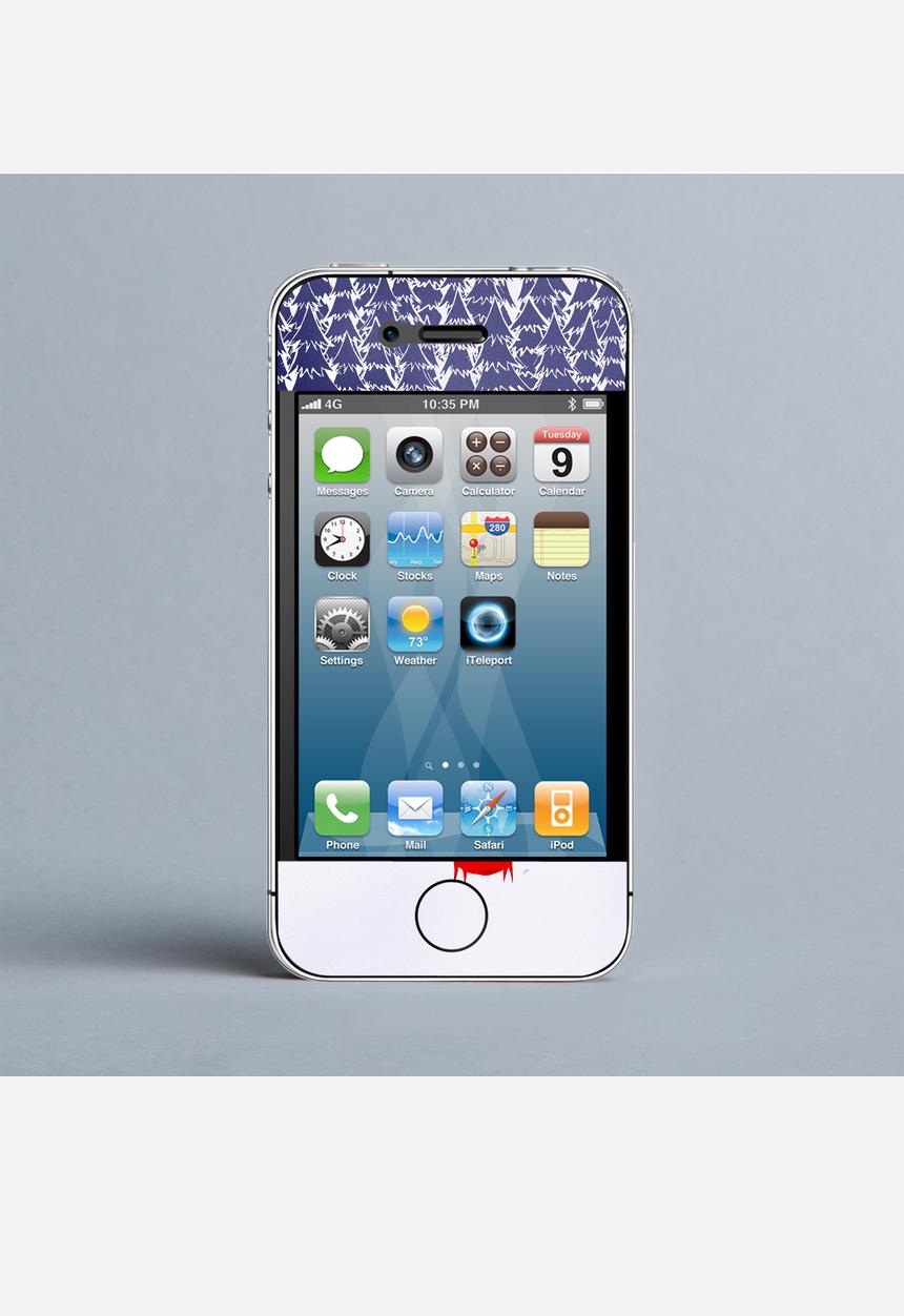 Robert Farkas - Alone In The Forest - iPhone skin