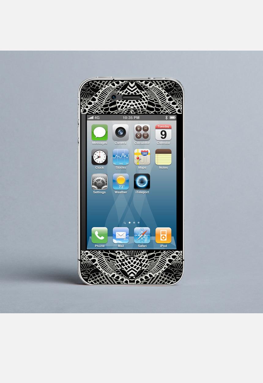 Ali Gulec - Lace Skull - iPhone skin