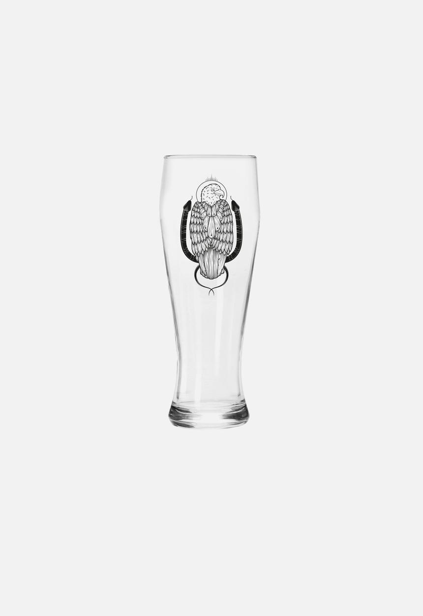 Superbalist Bar and Wine - Eagle/Snake & Lumber Jack Beer Glasses Set Of 4