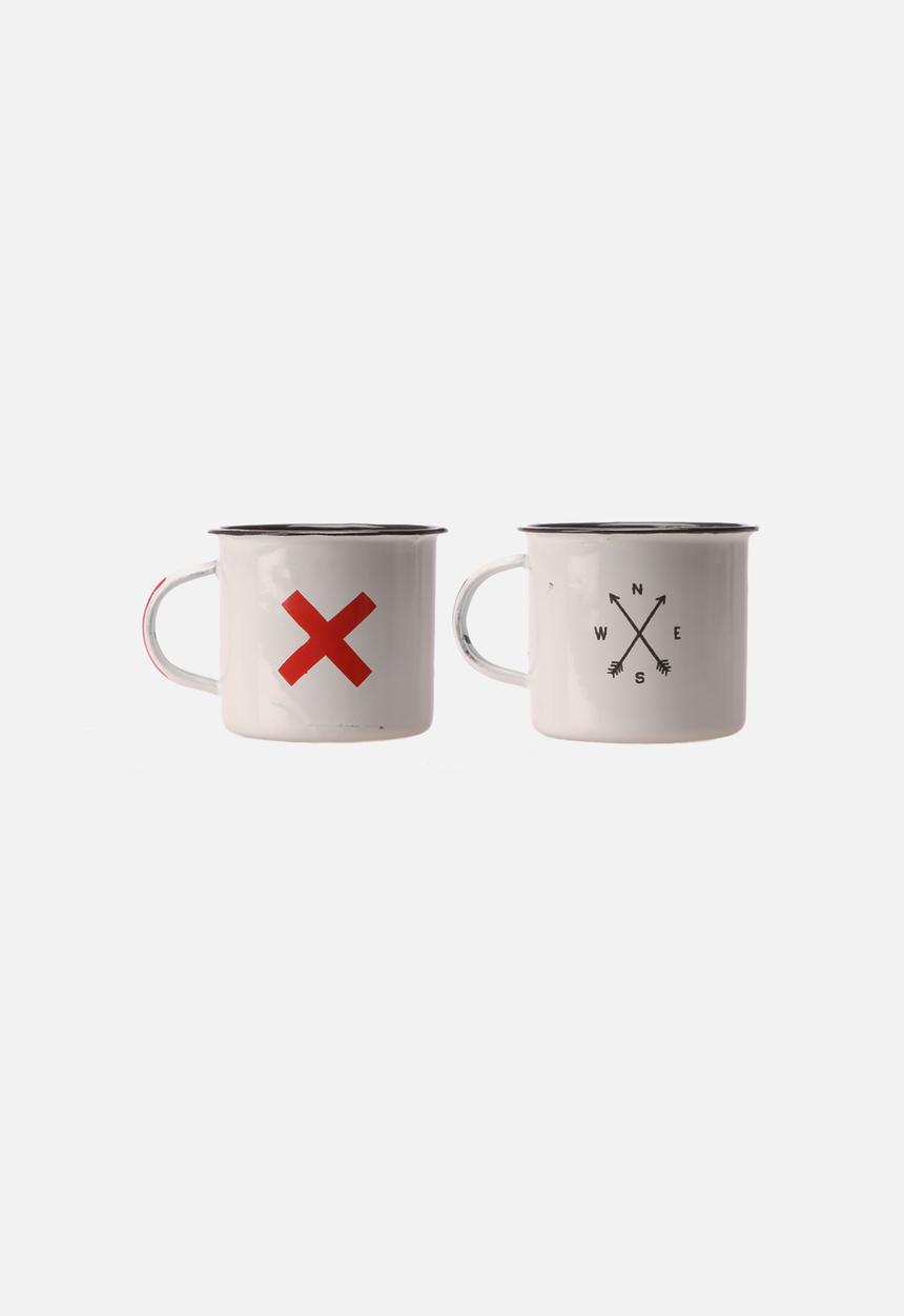 pret-a-pot - Hipster Enamel Mug Set Of 2