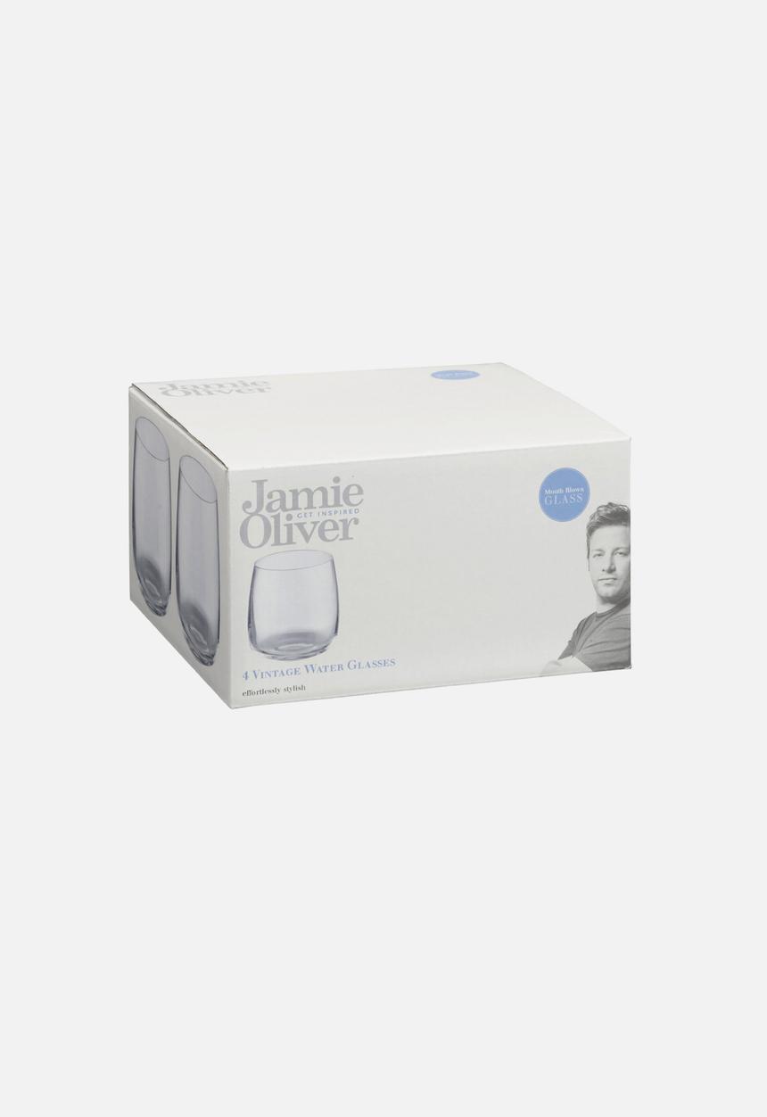 Jamie Oliver - Vintage Water Glasses 350ml Set of 4
