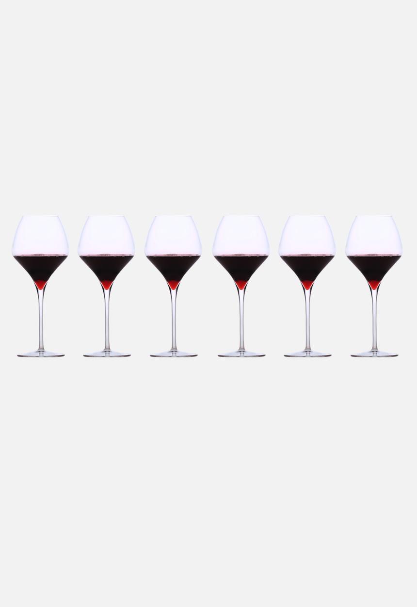Bormioli - Magnifico Red Wine Stem Glass Set of 6
