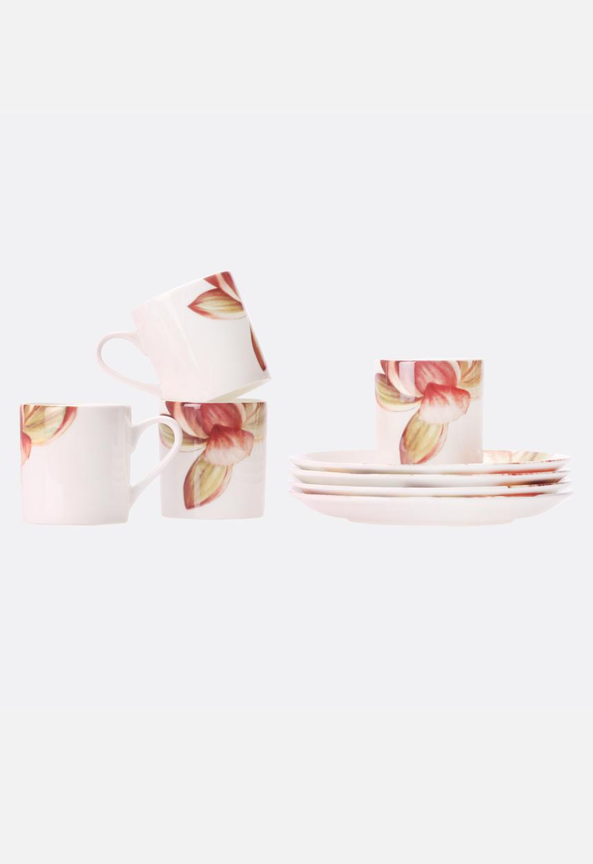 Tretchikoff Project - Lotus Flower – Espresso Cup & Saucer Set of 4