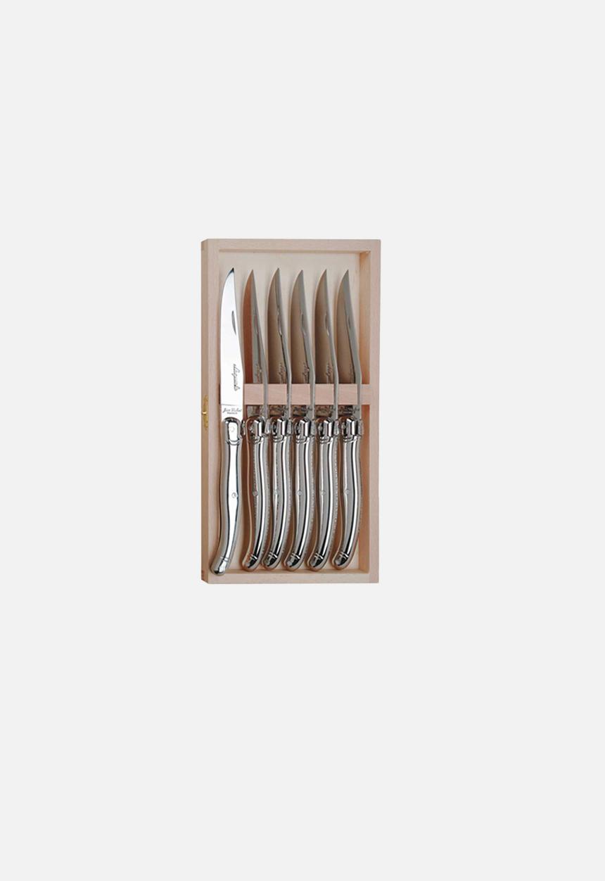 Jean Dubost - Laguiole 6 Piece Steak Knife Set