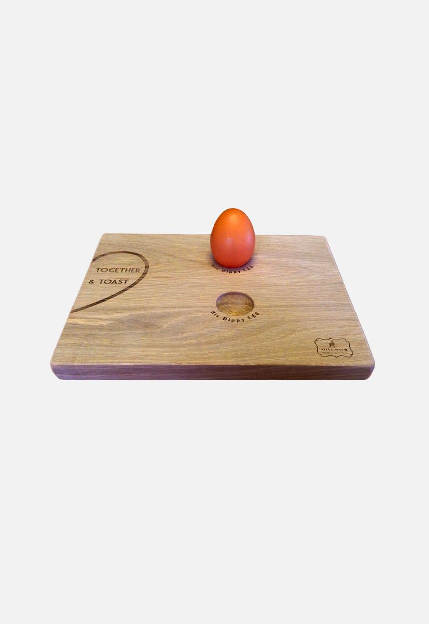 Alice May - Dippy Egg Board His & Hers Set Of 2
