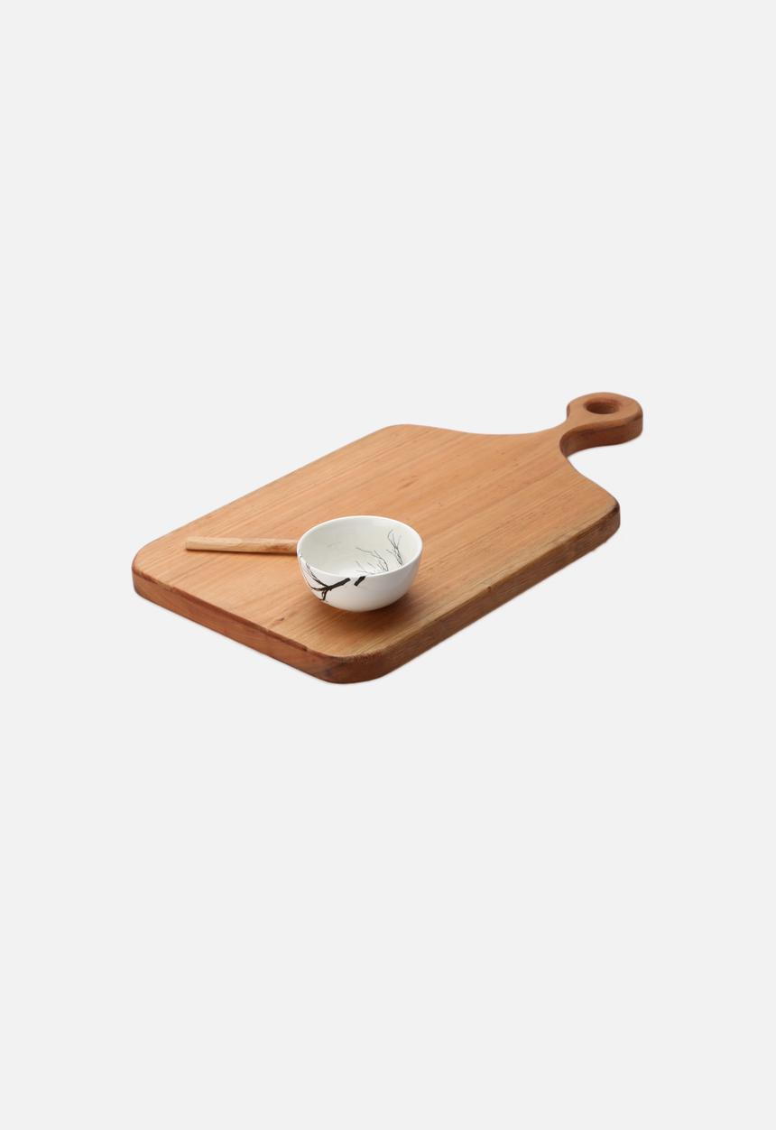Love Milo - Wood Platter & Dip Bowl