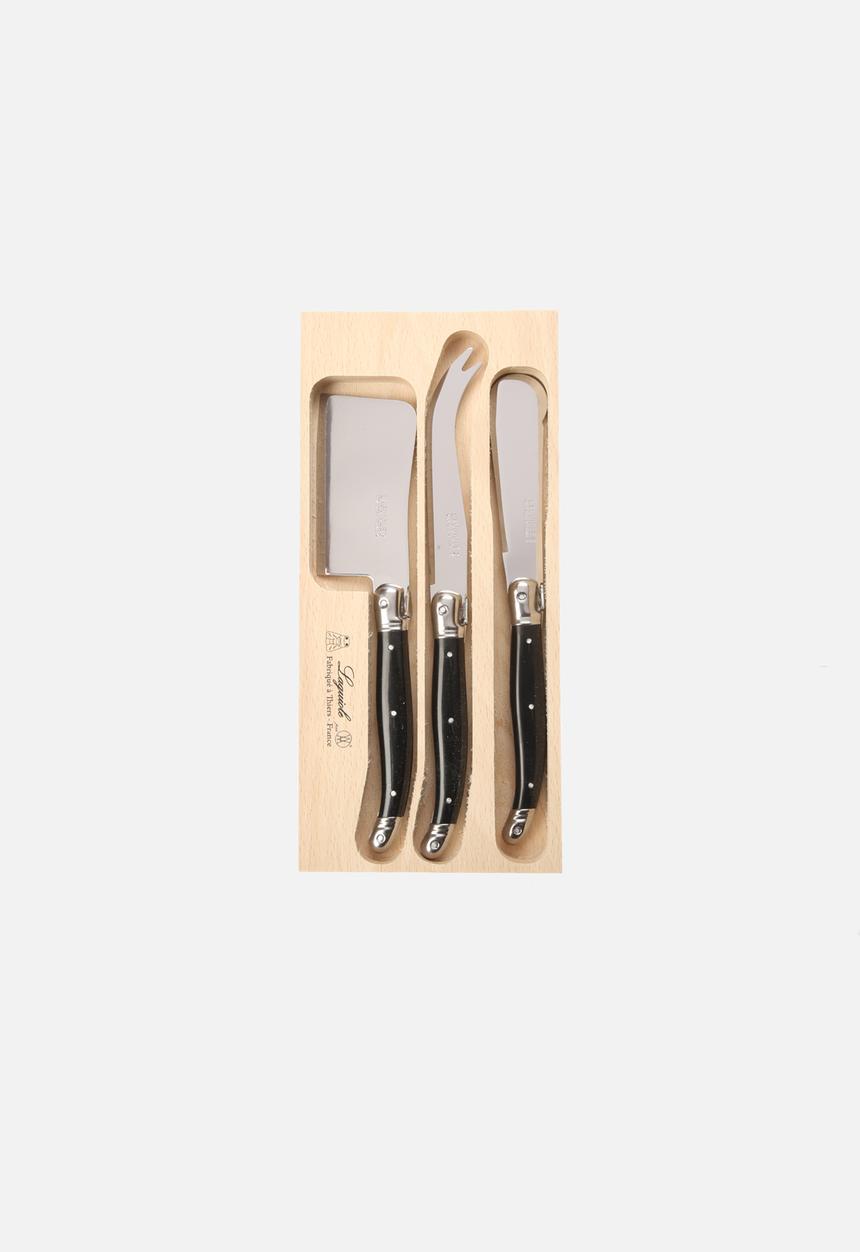 André Verdier - Laguiole 3 Pc Cheese Knife Set