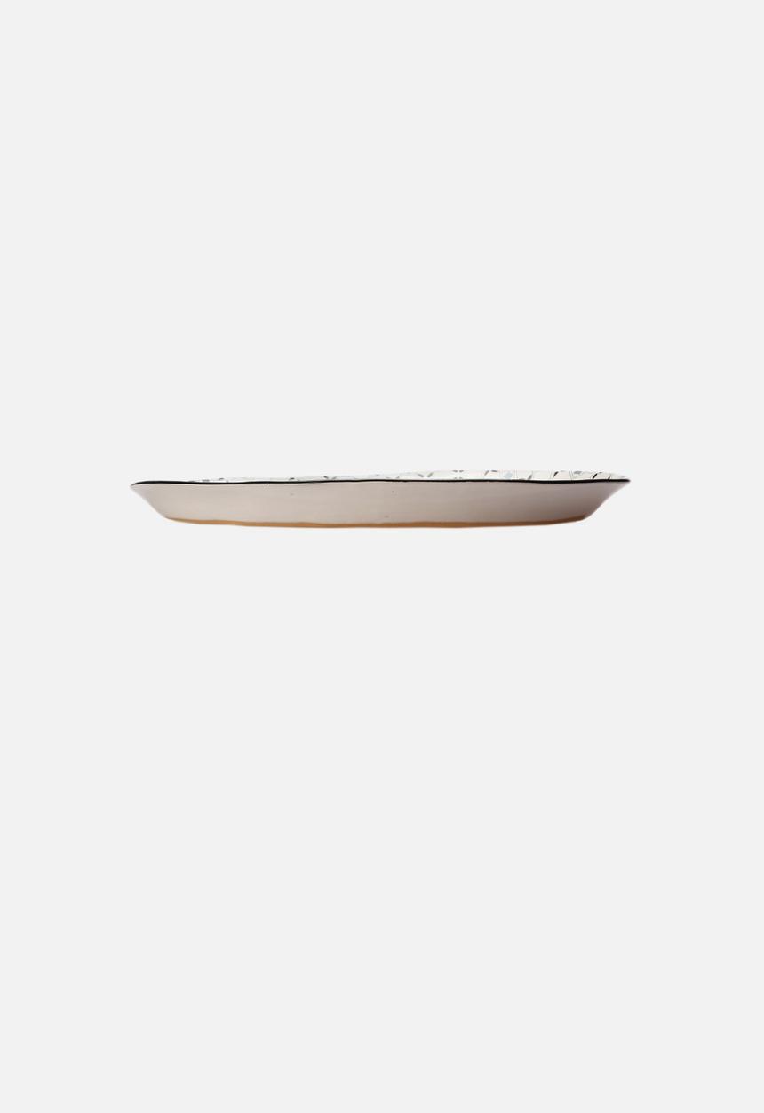 Mervyn Gers Ceramics - Geometric Oval Platter