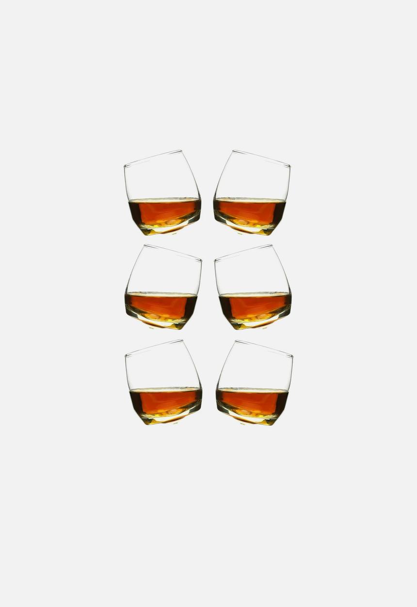 Sagaform - Rocking Whiskey Glasses – Set of 6