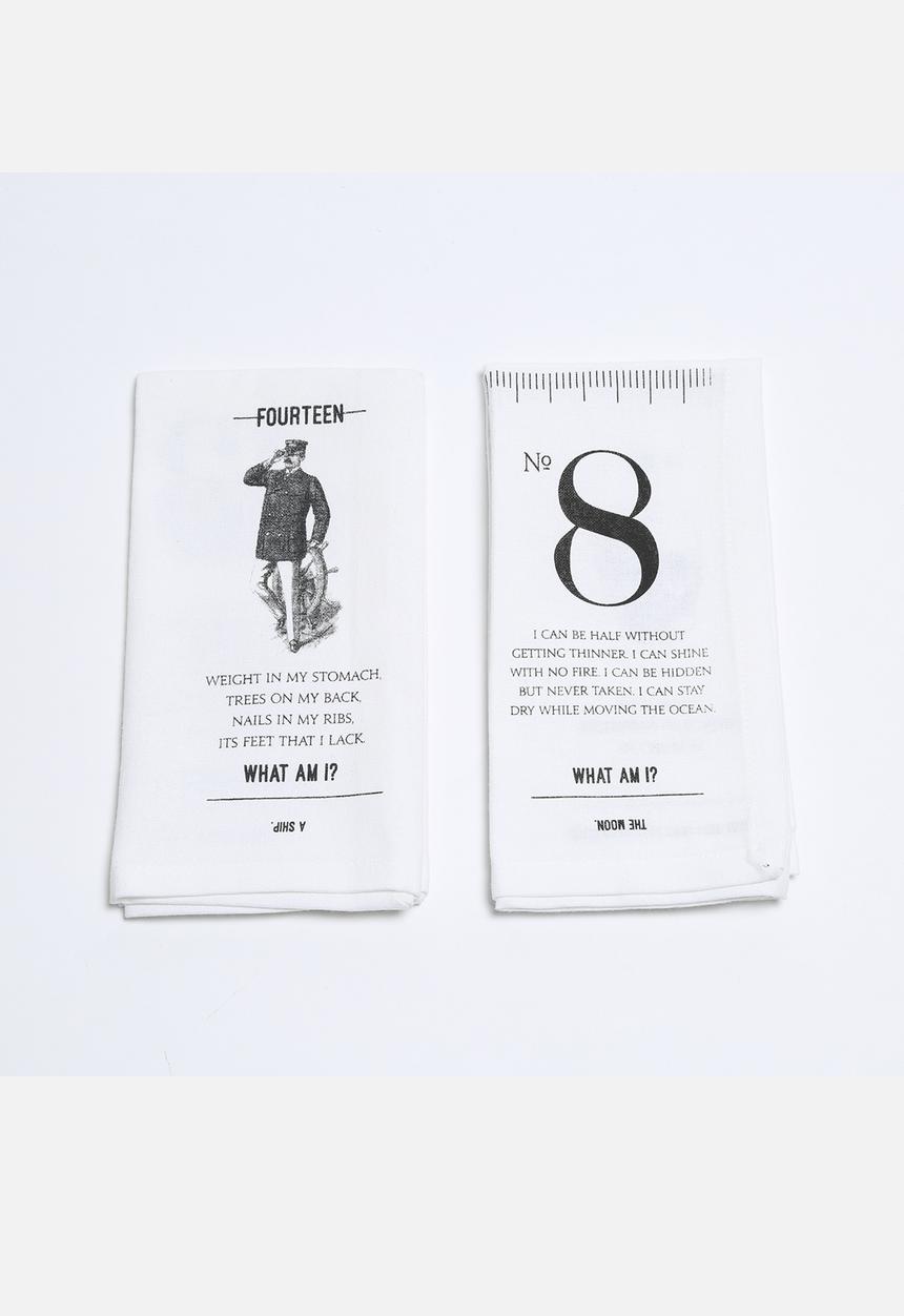 Elsje Designs - Riddle Napkins Set of 2